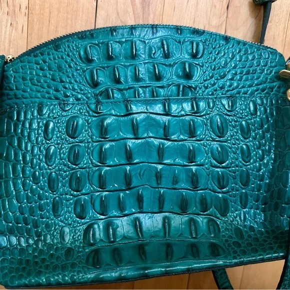 Brahmin Crocodile-Embossed Shoulder Bag - Picture 9 of 9